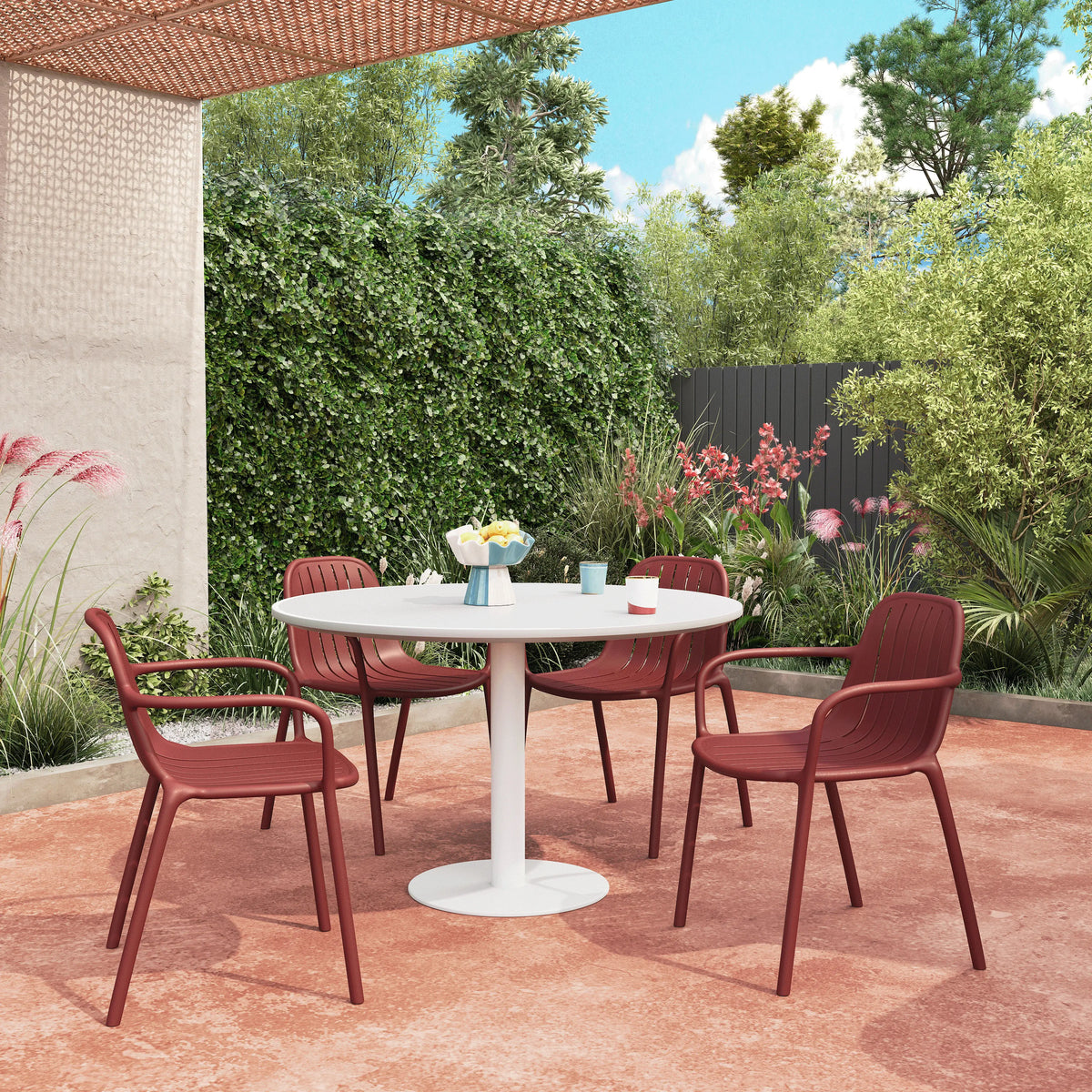 ARZON - Set of 2 Outdoor Chairs