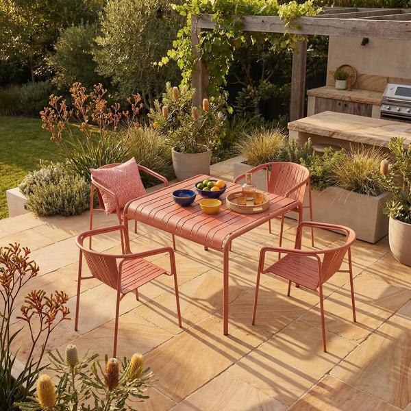 AZUR - Steel Outdoor Table - 100 x 100 cm