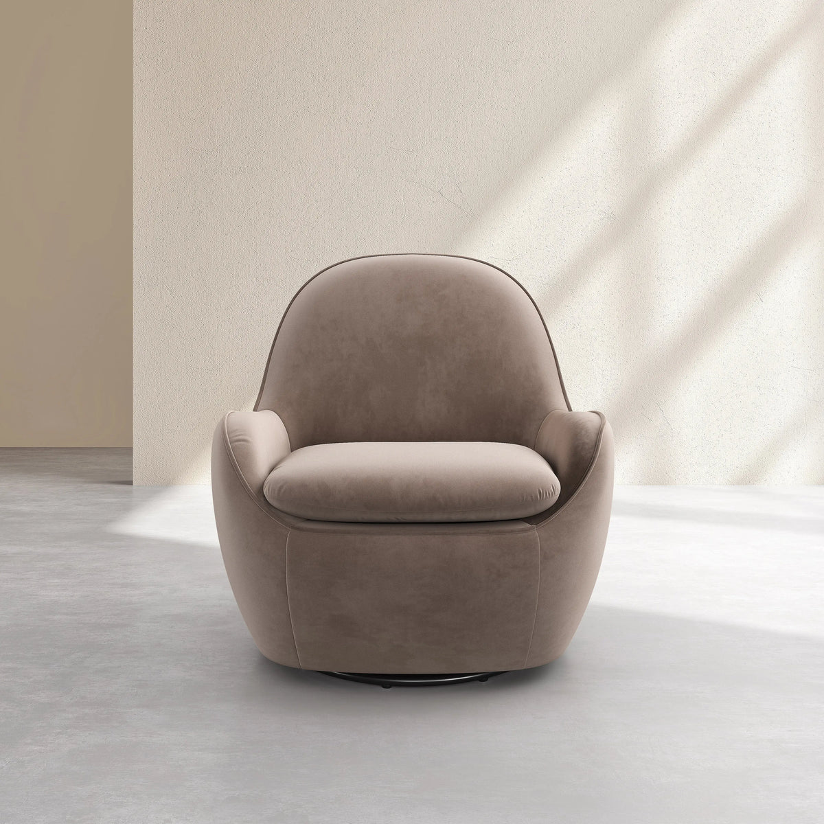 BOCA - Velvet Swivel Armchair