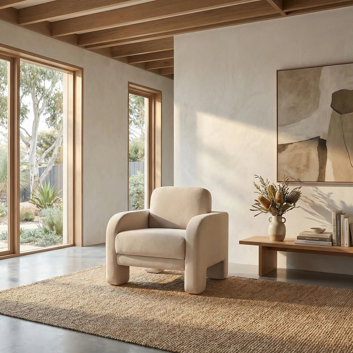 BRAGA - Velvet Armchair