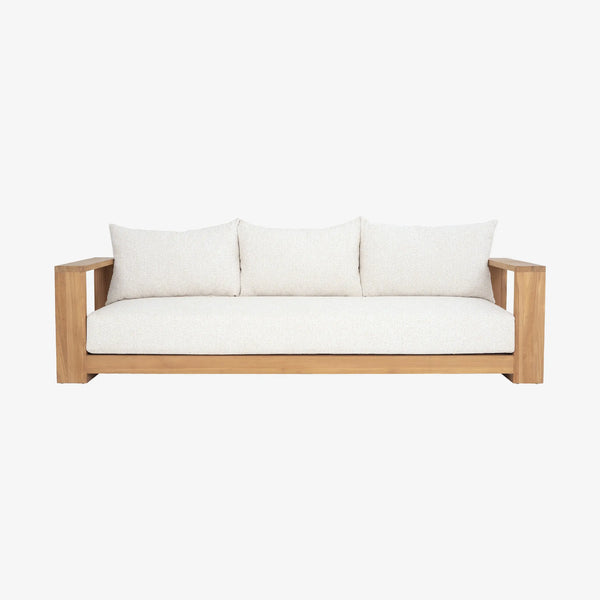 CALVIA - Teak Outdoor 3 Seater Sofa