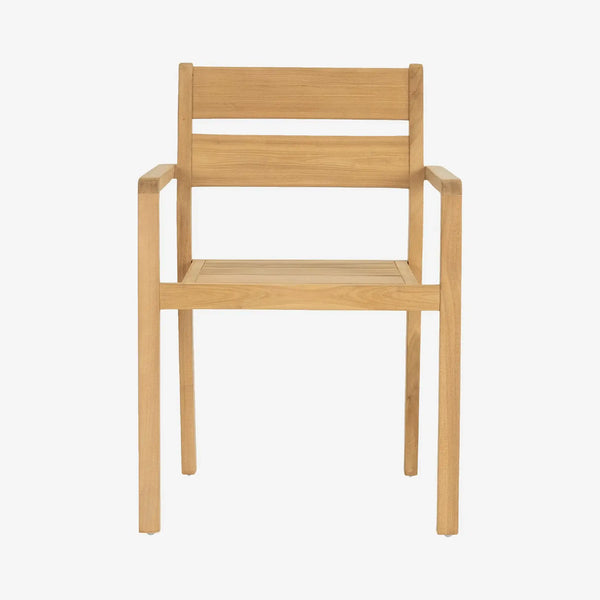 CALVIA - Teak Set of 2 Outdoor Chairs