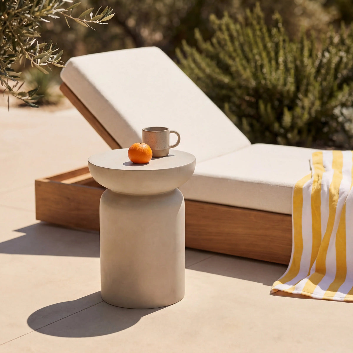 CALVIA - Teak Sun Lounger