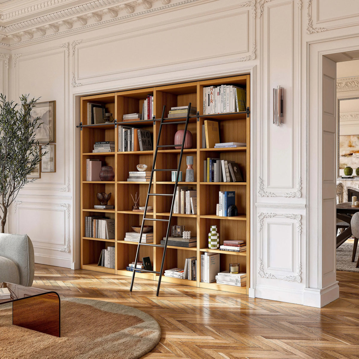 CAMUS - Oak Bookcase Extension