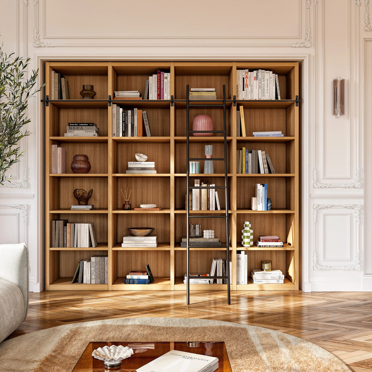 CAMUS - Oak Bookcase Extension