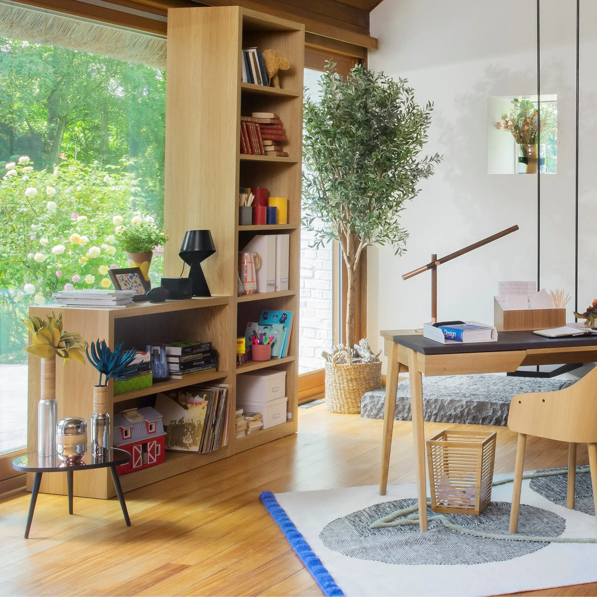 CAMUS - Oak Small Bookcase