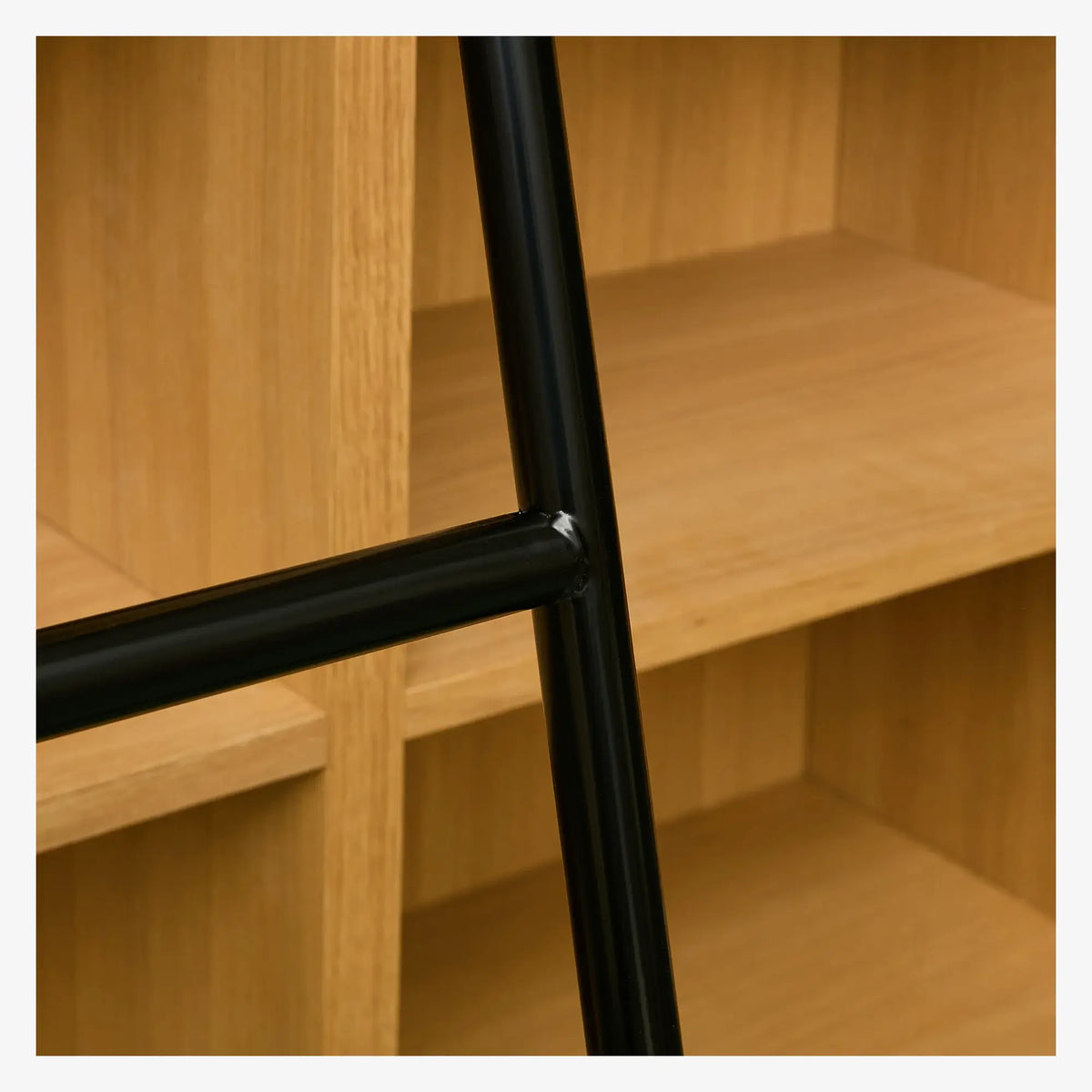 CAMUS - Oak Bookcase with Ladder