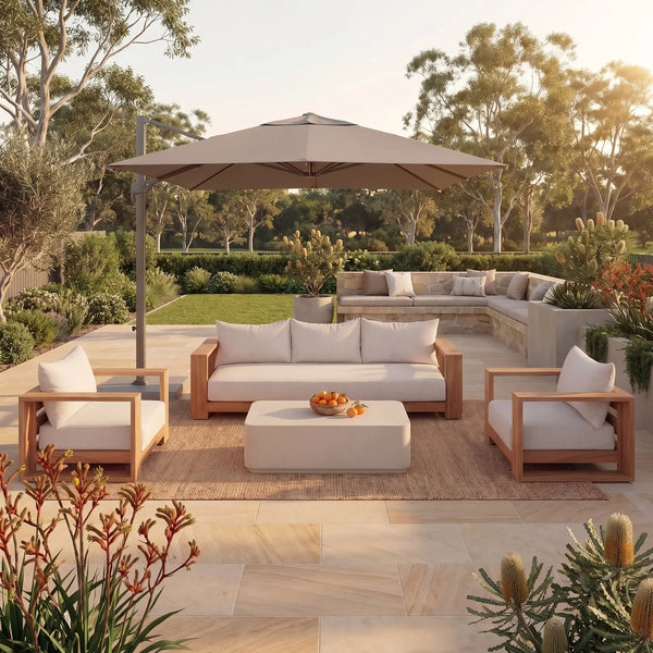 CARIATI - Fibre Cement Outdoor Coffee Table