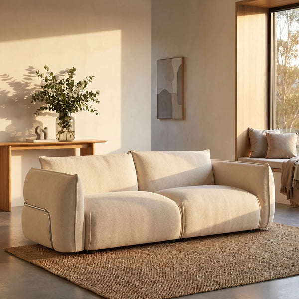 CELESTE - Fabric 3 Seater Sofa