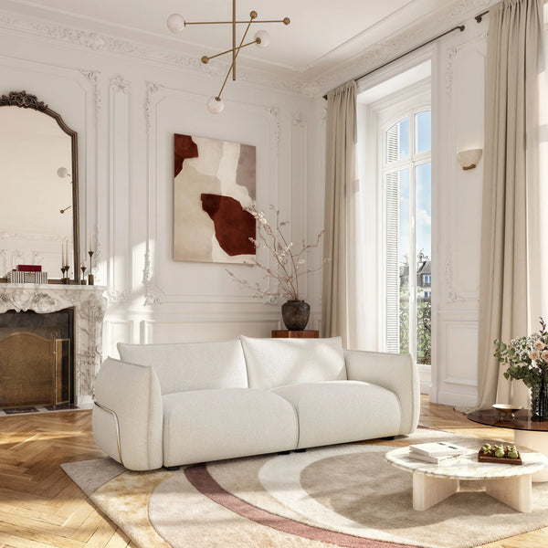 CELESTE - Fabric 3 Seater Sofa
