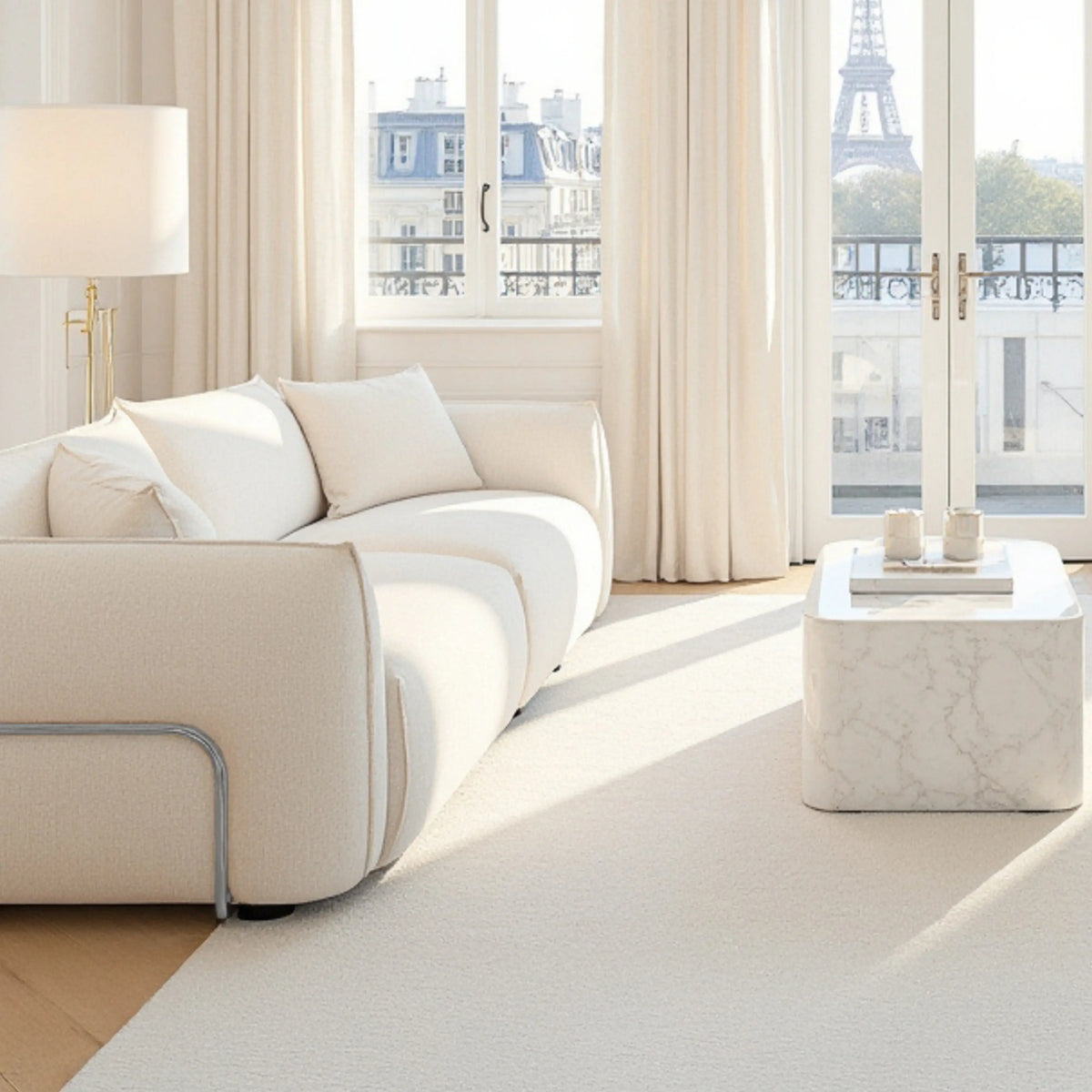 CELESTE - Fabric 3 Seater Sofa