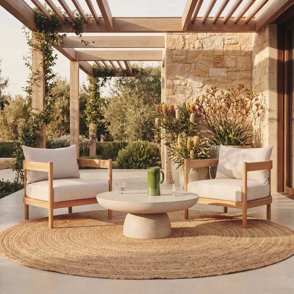 CIRELLA - Fibre Cement Outdoor Coffee Table