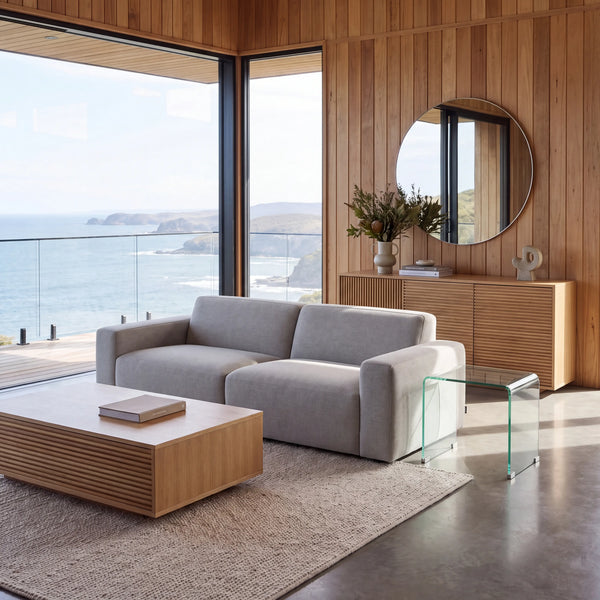CREMI - Fabric 3 Seater Sofa