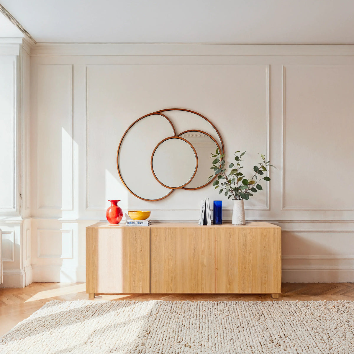DRIO - Oak 3 Drawer Sideboard