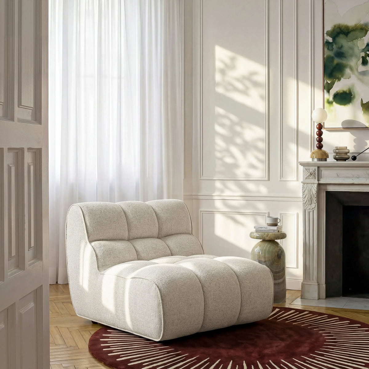 ELAIA - Upholstered Fabric Lounge Chair