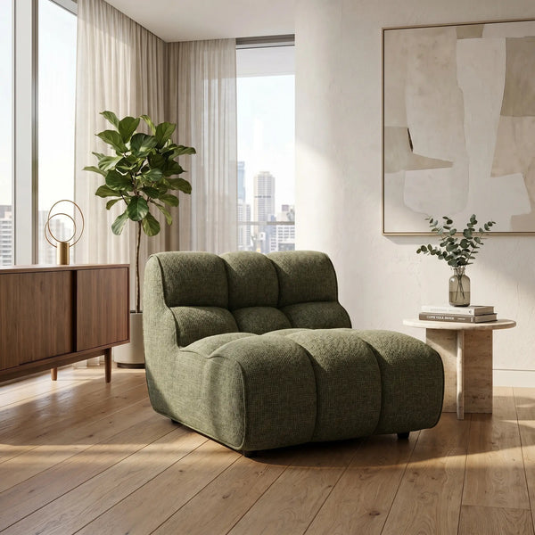 ELAIA - Upholstered Fabric Lounge Chair