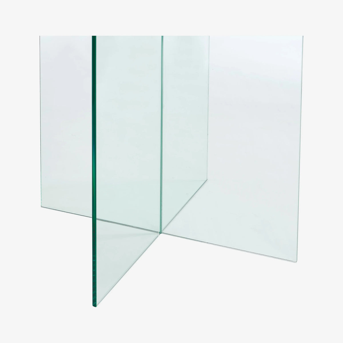 ELORY - Glass Round Dining Table