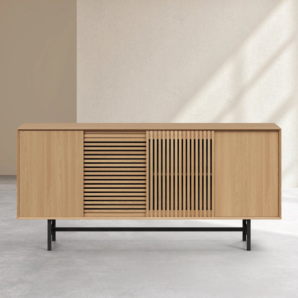 ELYA - Oak 4 Door Sideboard