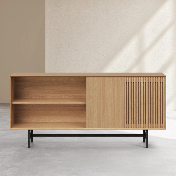 ELYA - Oak 4 Door Sideboard
