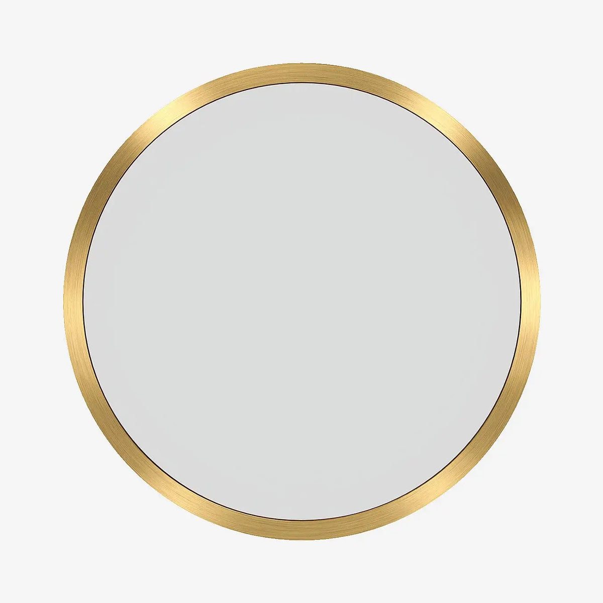 ELYO - Stainless Steel Round Mirror - 100 cm