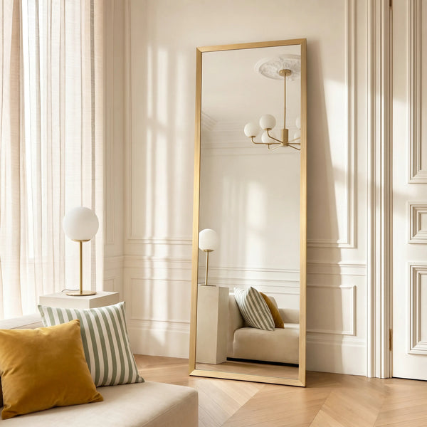 ELYO - Stainless Steel Rectangular Mirror - 70 x 200 cm