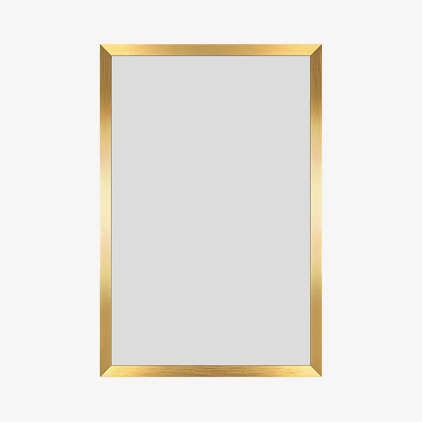 ELYO - Stainless Steel Rectangular Mirror - 80 x 120 cm