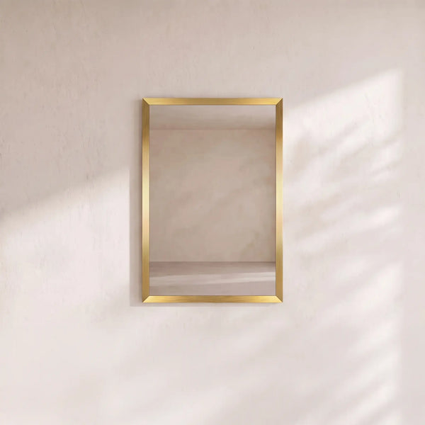 ELYO - Stainless Steel Rectangular Mirror - 80 x 120 cm