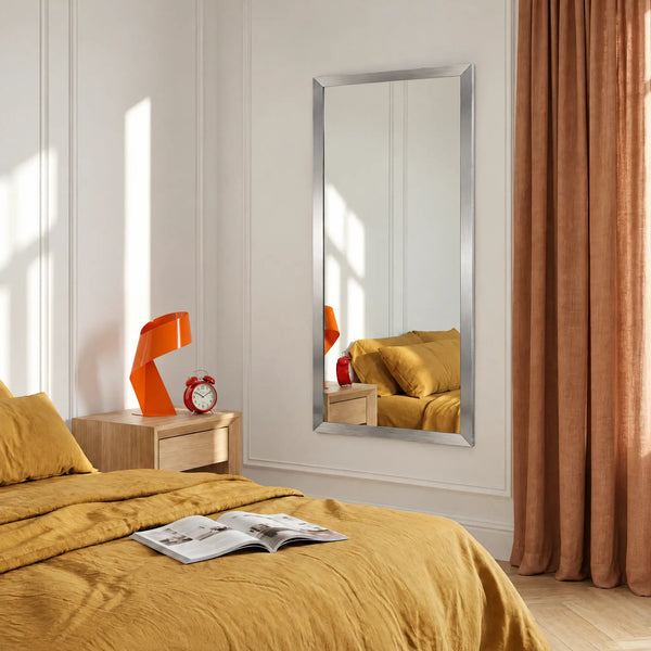 ELYO - Stainless Steel Rectangular Mirror - 80 x 120 cm
