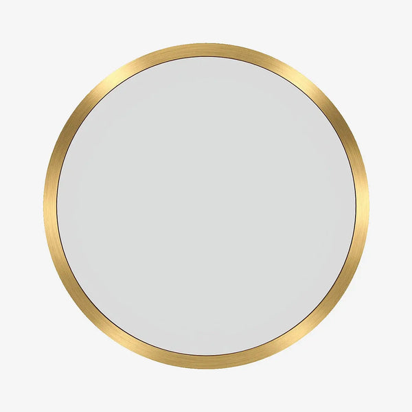 ELYO - Stainless Steel Round Mirror - 100 cm