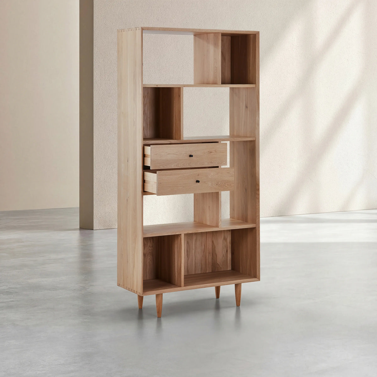 EUGENIE - Oak Bookcase