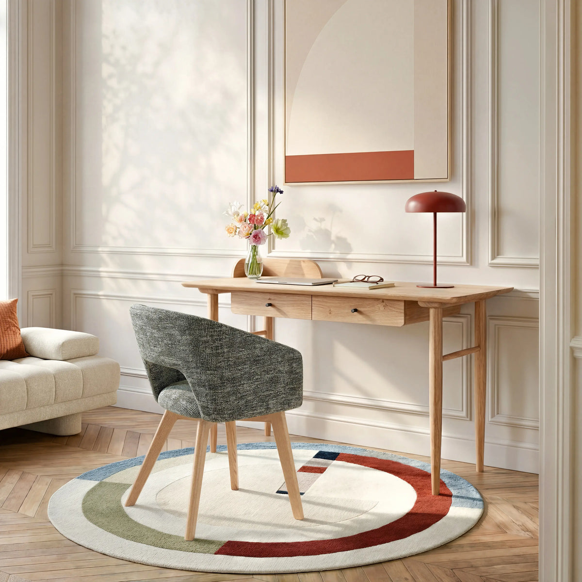 EUGENIE - Oak Desk