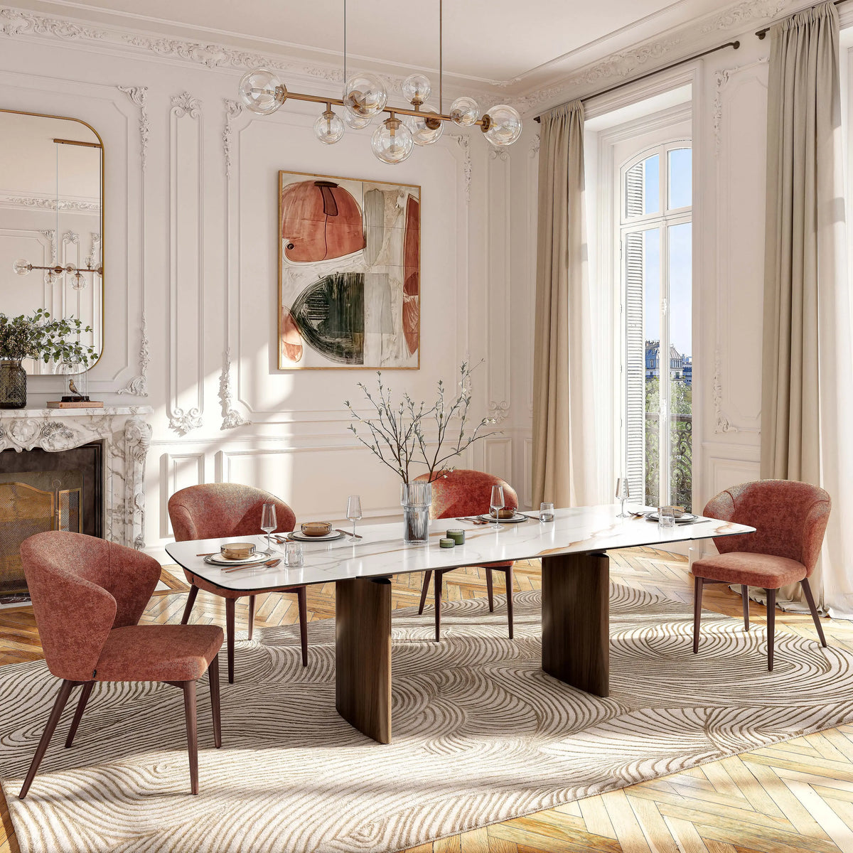 FESINOS - Ceramic Extendable Dining Table