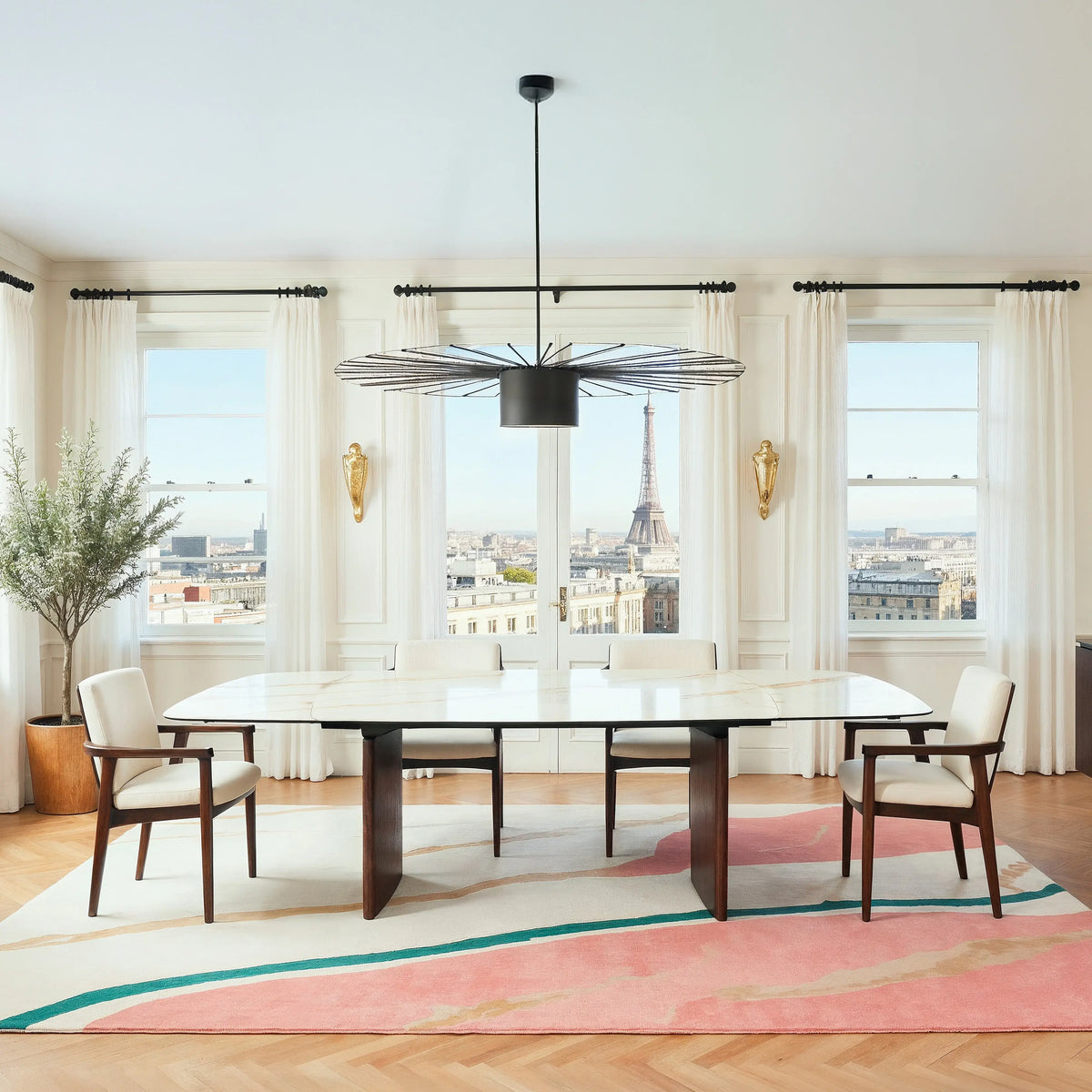 FESINOS - Ceramic Extendable Dining Table