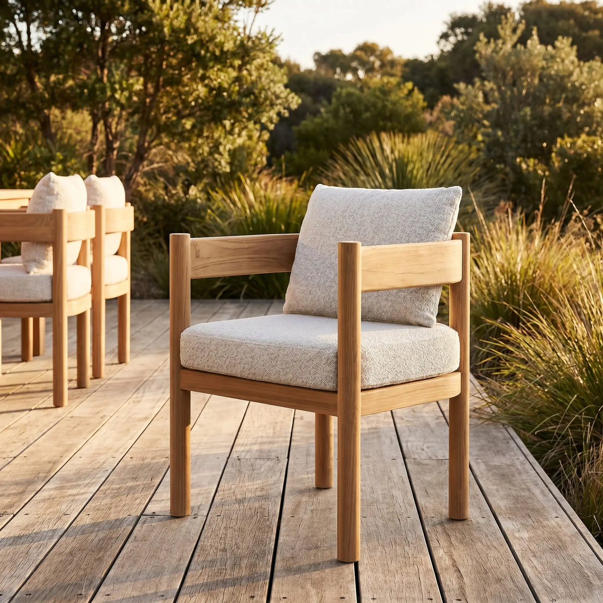 FIGARI - Teak Outdoor Chair