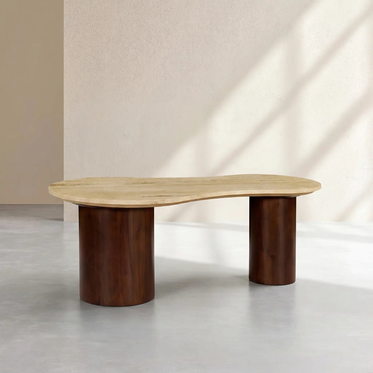 PIETRA - Travertine Organic Coffee Table