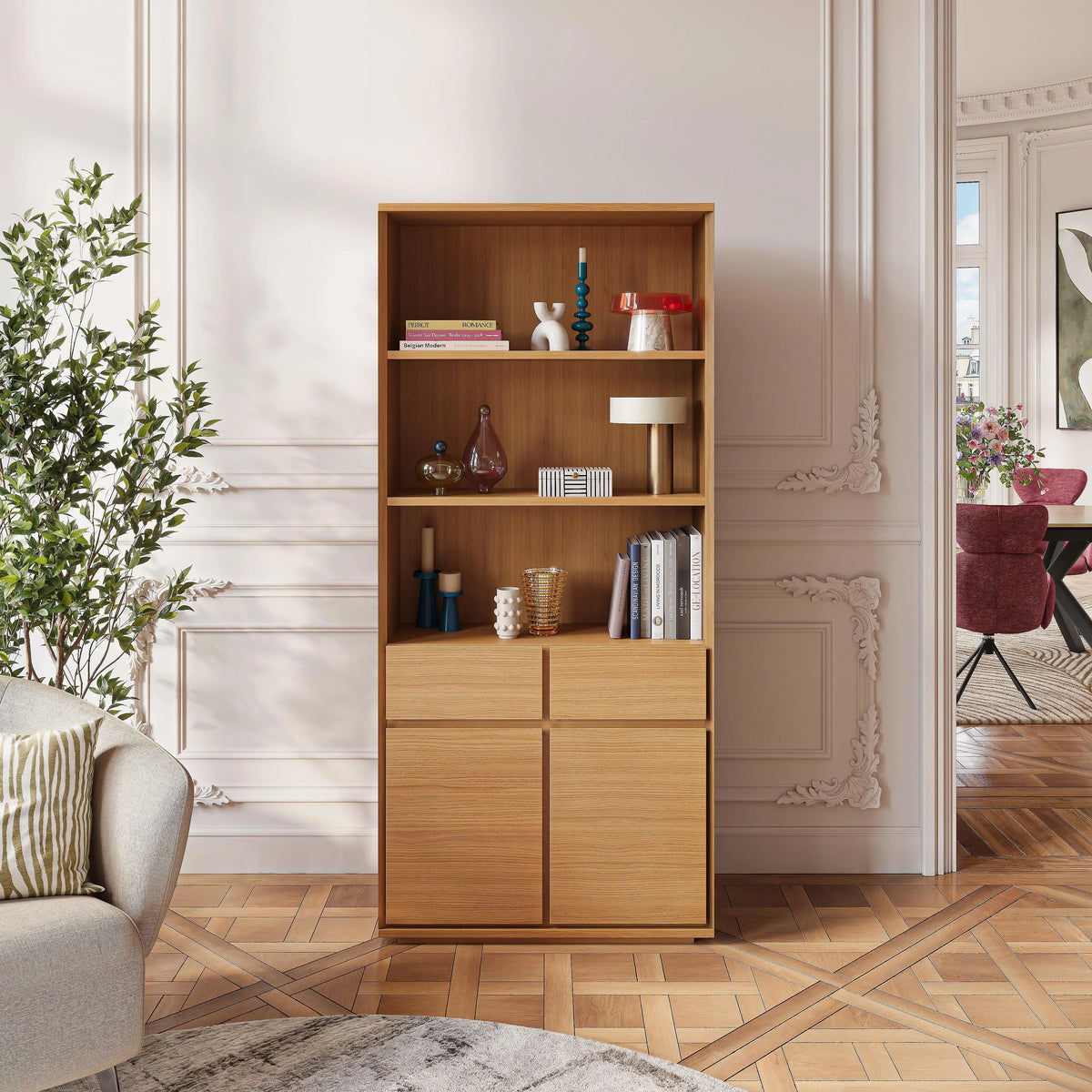 HAZO - Oak Bookshelf