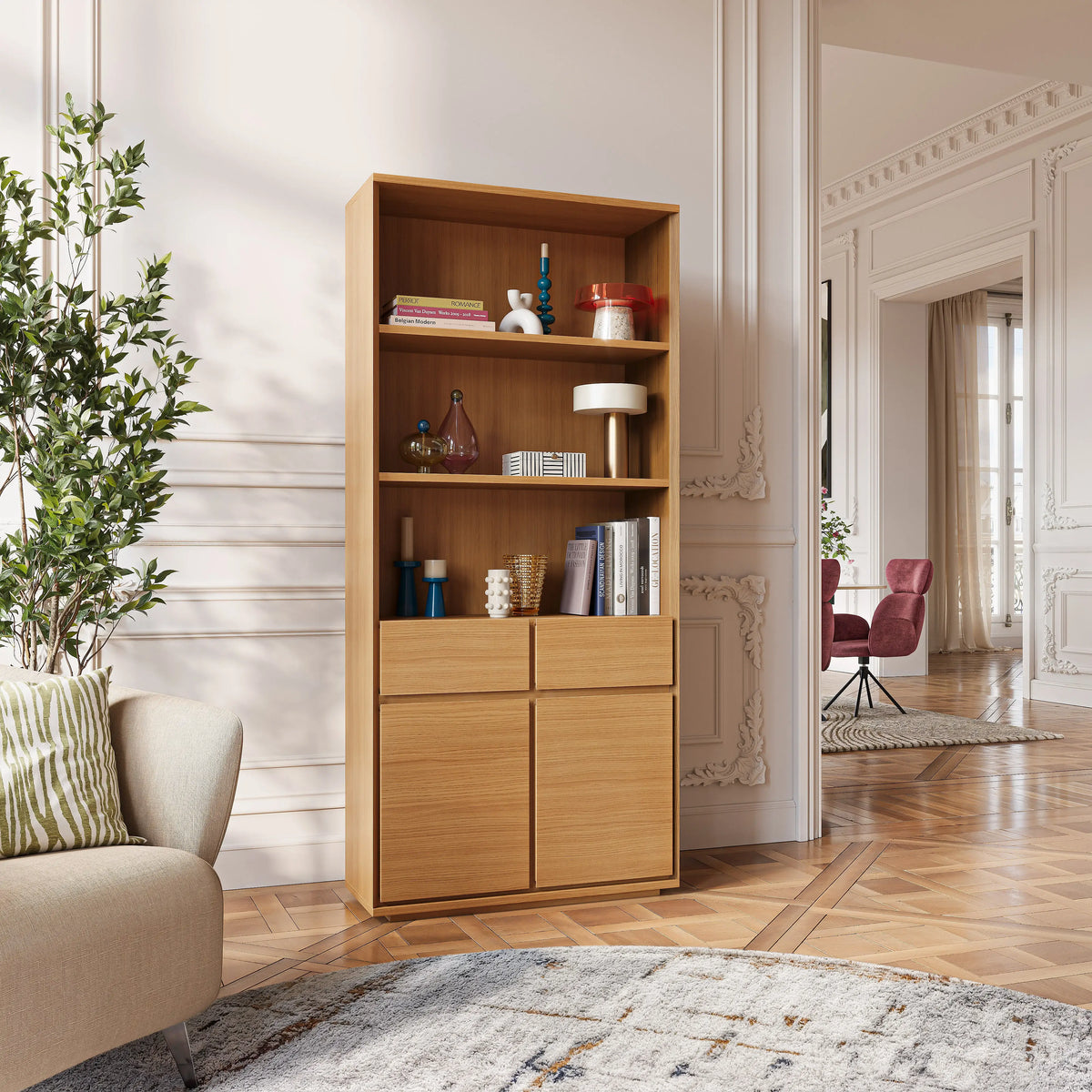 HAZO - Oak Bookshelf
