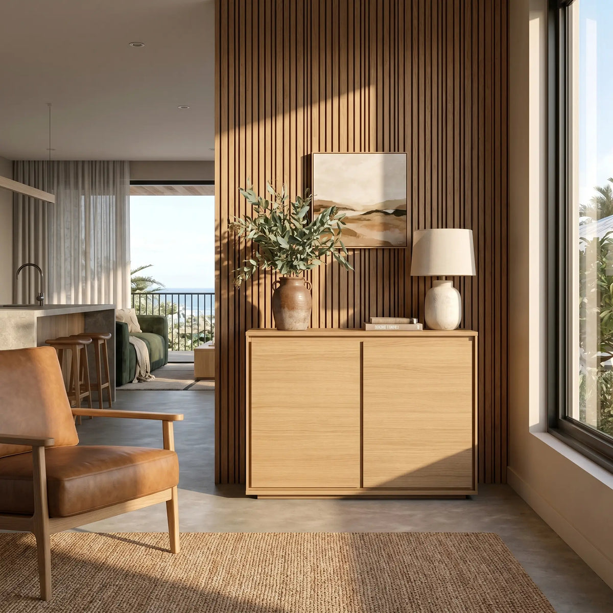 HAZO - Oak 2 Door Sideboard