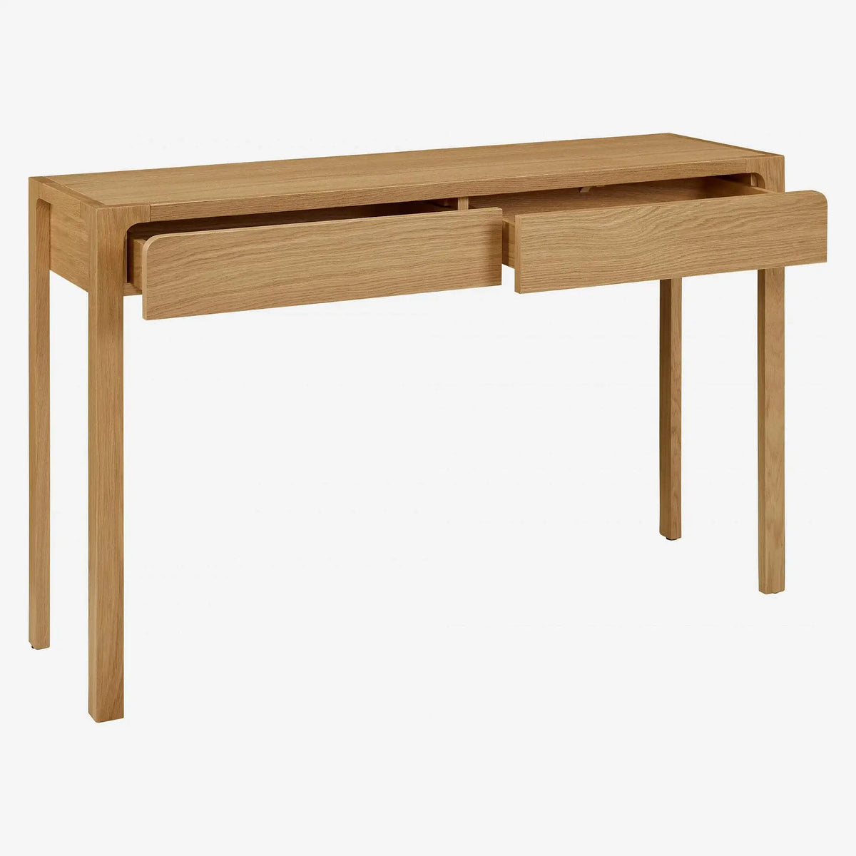 IVOINE - Oak 2 Drawer Console
