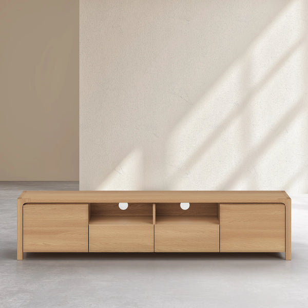 IVOINE - Oak 2 Door Entertainment Unit