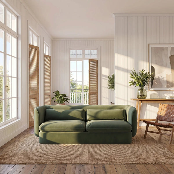KALMIA - Fabric 3 Seater Sofa