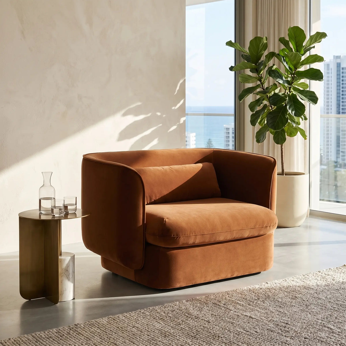 KALMIA - Fabric Armchair