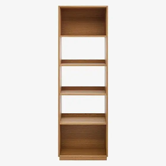 KUDA - Oak Bookcase - 4 Shelves