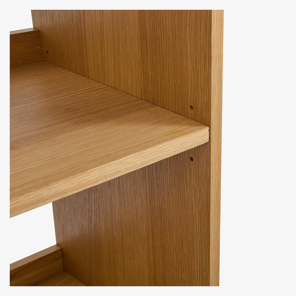 KUDA - Oak Bookcase - 4 Shelves