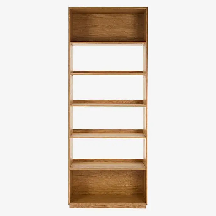 KUDA - Oak Bookcase - 5 Shelves
