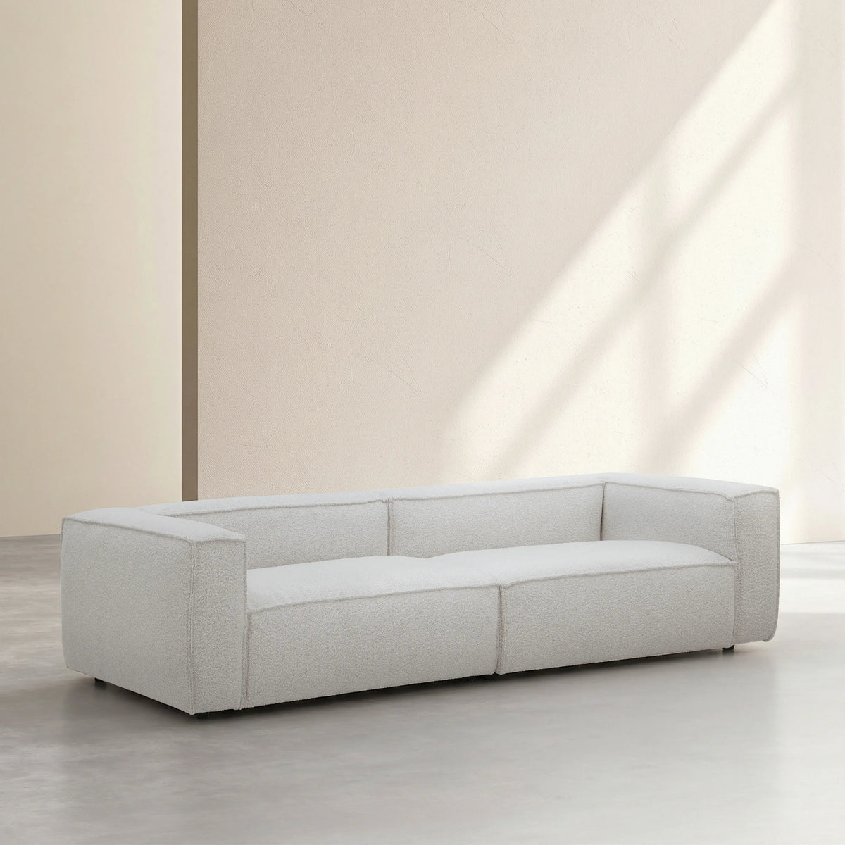 KUTI - Bouclé 4 Seater Sofa