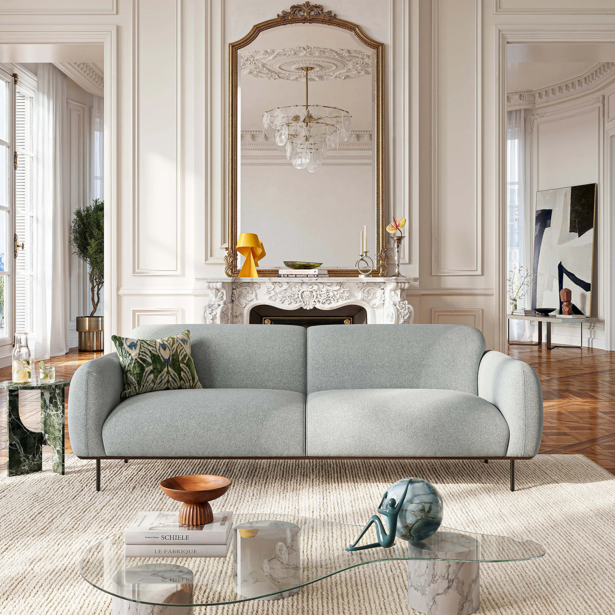 LARIMAR - Fabric 3 Seater Sofa
