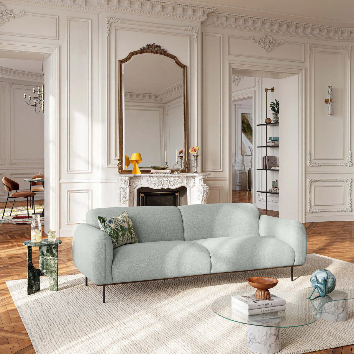 LARIMAR - Fabric 3 Seater Sofa