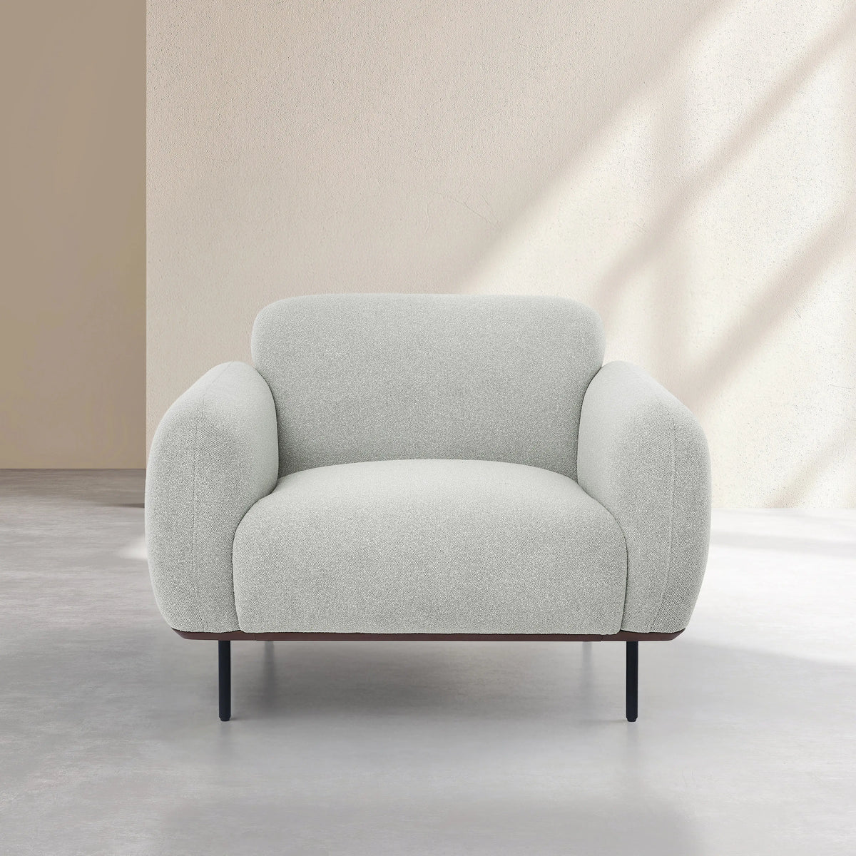 LARIMAR - Fabric & Metal Armchair