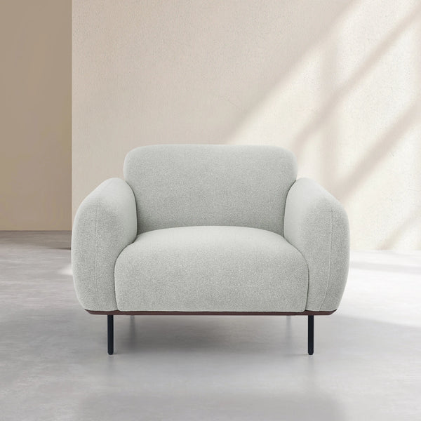 LARIMAR - Fabric & Metal Armchair